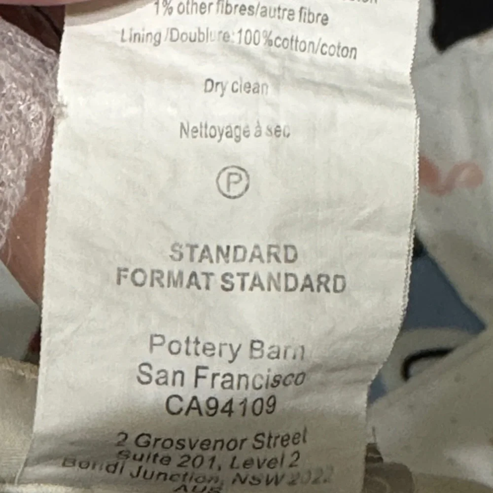 Pottery Barn pillowcases